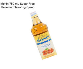 Monin 750 mL Sugar Free Hazelnut Flavoring Syrup