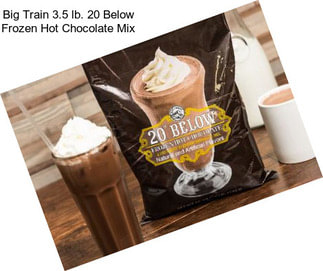 Big Train 3.5 lb. 20 Below Frozen Hot Chocolate Mix