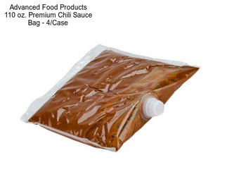 Advanced Food Products 110 oz. Premium Chili Sauce Bag - 4/Case