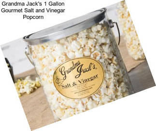 Grandma Jack\'s 1 Gallon Gourmet Salt and Vinegar Popcorn