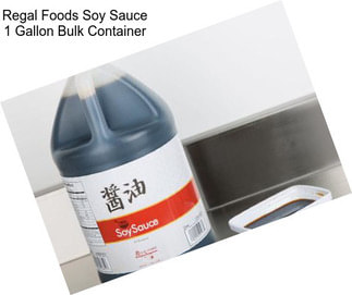 Regal Foods Soy Sauce 1 Gallon Bulk Container