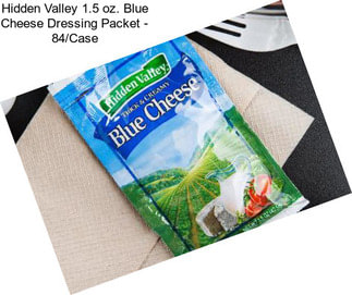 Hidden Valley 1.5 oz. Blue Cheese Dressing Packet - 84/Case