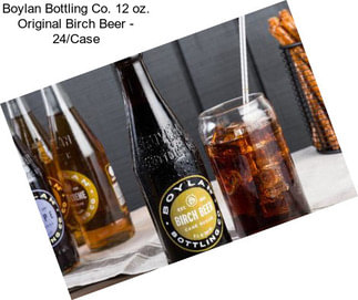 Boylan Bottling Co. 12 oz. Original Birch Beer - 24/Case