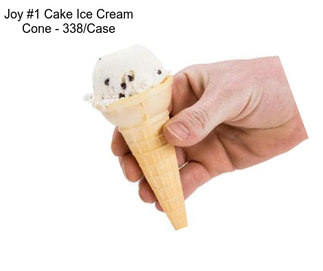 Joy #1 Cake Ice Cream Cone - 338/Case