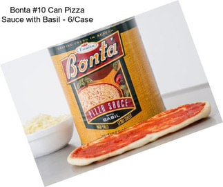 Bonta #10 Can Pizza Sauce with Basil - 6/Case