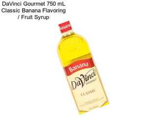 DaVinci Gourmet 750 mL Classic Banana Flavoring / Fruit Syrup