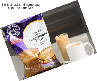 Big Train 3.5 lb. Gingerbread Chai Tea Latte Mix