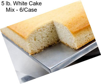 5 lb. White Cake Mix - 6/Case