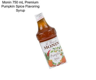 Monin 750 mL Premium Pumpkin Spice Flavoring Syrup