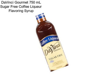 DaVinci Gourmet 750 mL Sugar Free Coffee Liqueur Flavoring Syrup