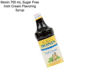 Monin 750 mL Sugar Free Irish Cream Flavoring Syrup