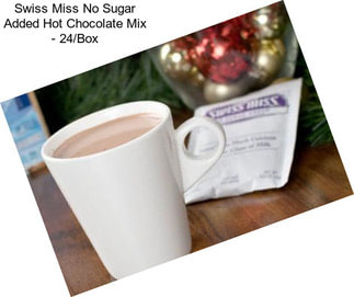 Swiss Miss No Sugar Added Hot Chocolate Mix - 24/Box