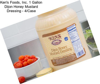 Ken\'s Foods, Inc. 1 Gallon Dijon Honey Mustard Dressing - 4/Case