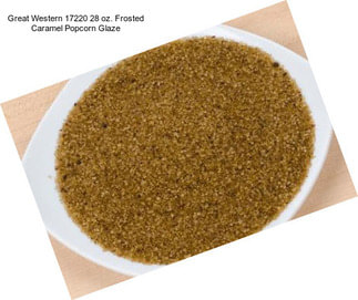 Great Western 17220 28 oz. Frosted Caramel Popcorn Glaze