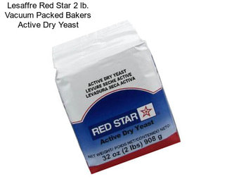 Lesaffre Red Star 2 lb. Vacuum Packed Bakers Active Dry Yeast