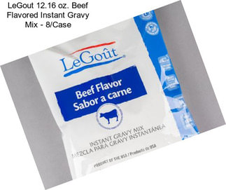 LeGout 12.16 oz. Beef Flavored Instant Gravy Mix - 8/Case