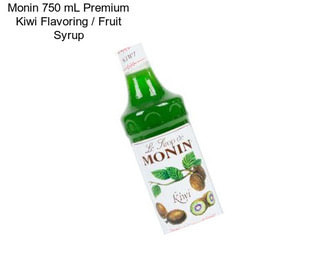 Monin 750 mL Premium Kiwi Flavoring / Fruit Syrup