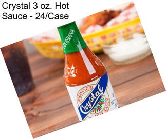 Crystal 3 oz. Hot Sauce - 24/Case