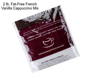 2 lb. Fat-Free French Vanilla Cappuccino Mix