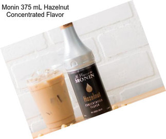 Monin 375 mL Hazelnut Concentrated Flavor