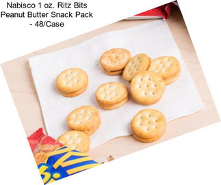 Nabisco 1 oz. Ritz Bits Peanut Butter Snack Pack - 48/Case