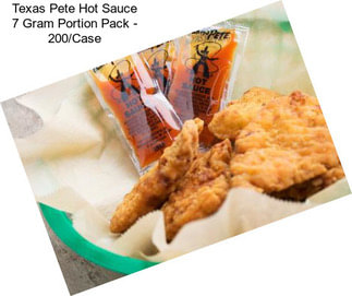 Texas Pete Hot Sauce 7 Gram Portion Pack - 200/Case