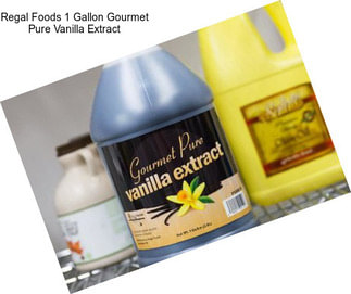 Regal Foods 1 Gallon Gourmet Pure Vanilla Extract