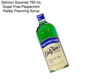 DaVinci Gourmet 750 mL Sugar Free Peppermint Paddy Flavoring Syrup