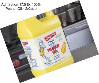 Admiration 17.5 lb. 100% Peanut Oil - 2/Case