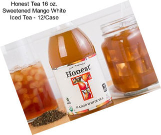 Honest Tea 16 oz. Sweetened Mango White Iced Tea - 12/Case