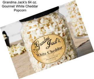 Grandma Jack\'s 64 oz. Gourmet White Cheddar Popcorn
