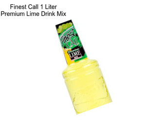 Finest Call 1 Liter Premium Lime Drink Mix