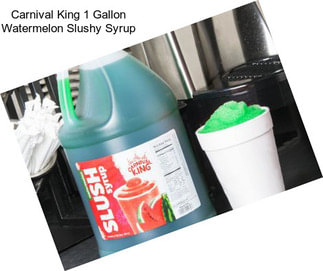 Carnival King 1 Gallon Watermelon Slushy Syrup