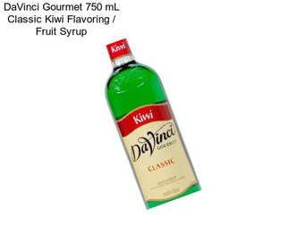 DaVinci Gourmet 750 mL Classic Kiwi Flavoring / Fruit Syrup