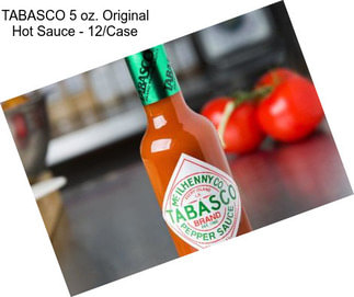 TABASCO 5 oz. Original Hot Sauce - 12/Case