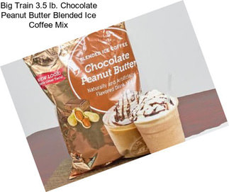 Big Train 3.5 lb. Chocolate Peanut Butter Blended Ice Coffee Mix