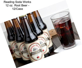 Reading Soda Works 12 oz. Root Beer - 12/Case