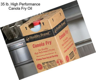 35 lb. High Performance Canola Fry Oil