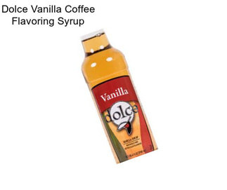 Dolce Vanilla Coffee Flavoring Syrup