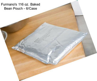 Furmano\'s 116 oz. Baked Bean Pouch - 6/Case