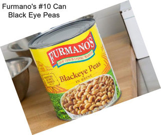 Furmano\'s #10 Can Black Eye Peas