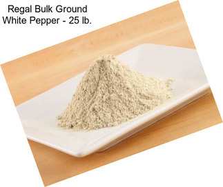 Regal Bulk Ground White Pepper - 25 lb.