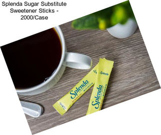 Splenda Sugar Substitute Sweetener Sticks - 2000/Case