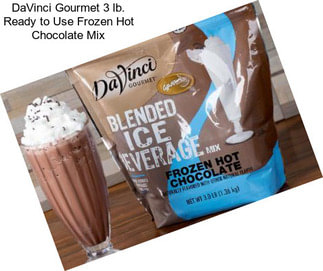 DaVinci Gourmet 3 lb. Ready to Use Frozen Hot Chocolate Mix