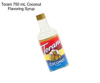 Torani 750 mL Coconut Flavoring Syrup
