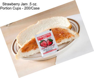 Strawberry Jam .5 oz. Portion Cups - 200/Case