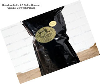 Grandma Jack\'s 2.5 Gallon Gourmet Caramel Corn with Pecans