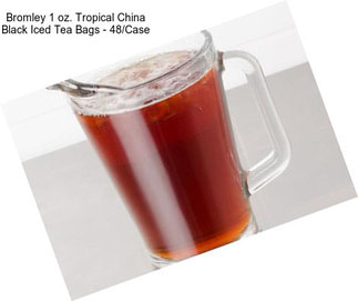 Bromley 1 oz. Tropical China Black Iced Tea Bags - 48/Case