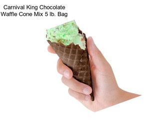 Carnival King Chocolate Waffle Cone Mix 5 lb. Bag