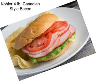 Kohler 4 lb. Canadian Style Bacon